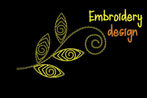 Autumn Foliage Embroidery