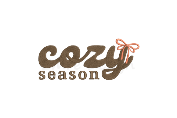 Coquette Cozy Season Embroidery Design