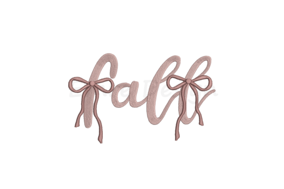Coquette Fall Embroidery Design