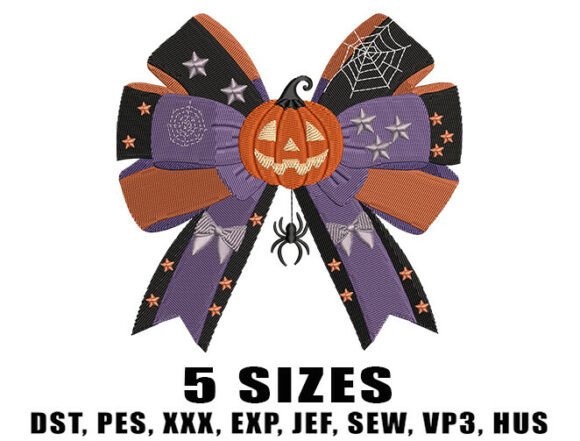 Haunted Pumpkin Embroidery Designs