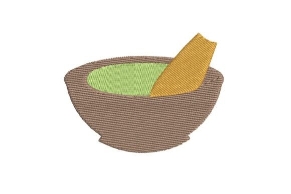 Herbal Bowl Embroidery