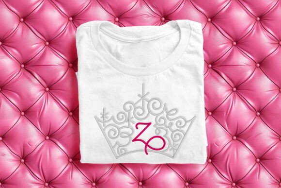 Magical Tiara with Letter Z Embroidery