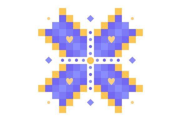 Ukrainian Folk Embroidery Flower